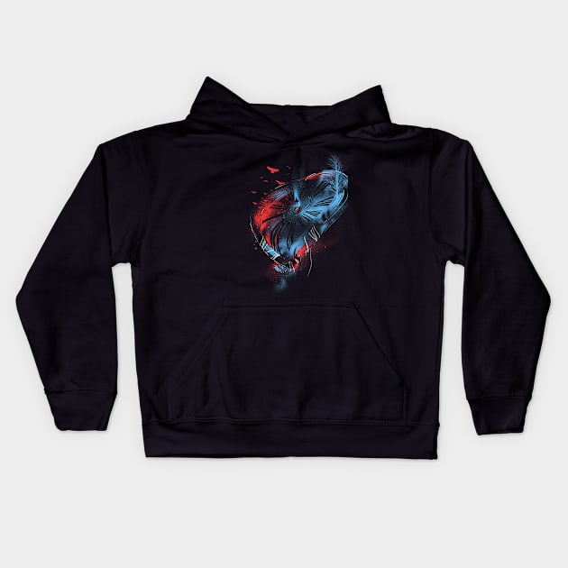 Downfall Kids Hoodie by iamrobman